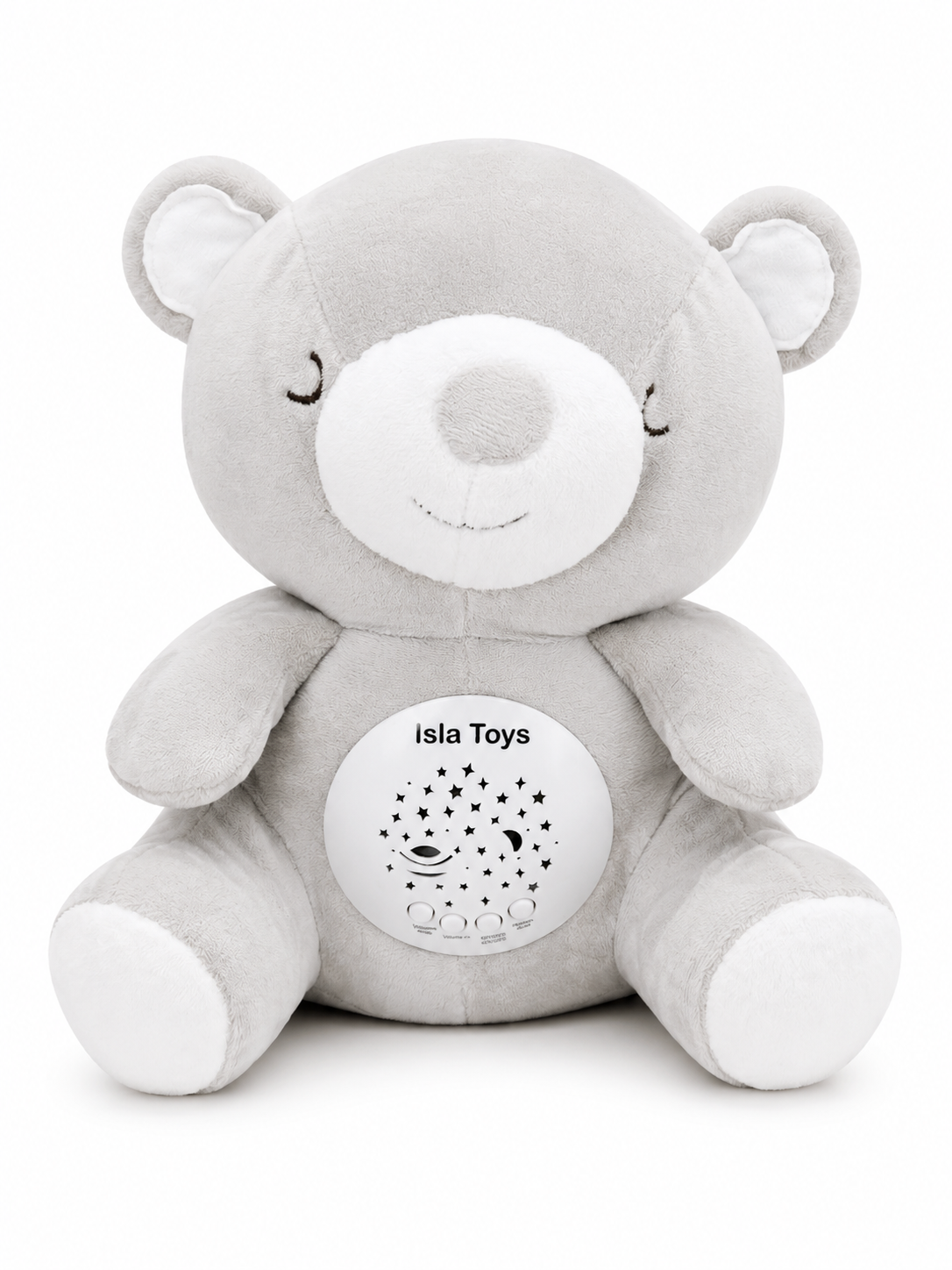 Peluche coranique veilleuse et Projection Étoilée & Détecteur de Pleurs